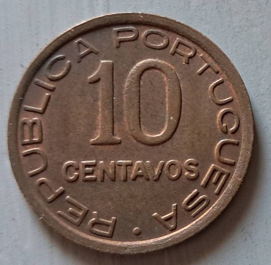 1936 MOZAMBIQUE 10 CENTAVOS