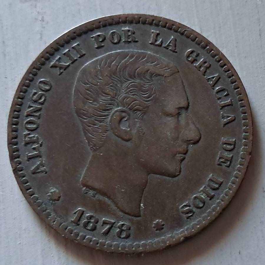 1878 CINCO CENTIMOS