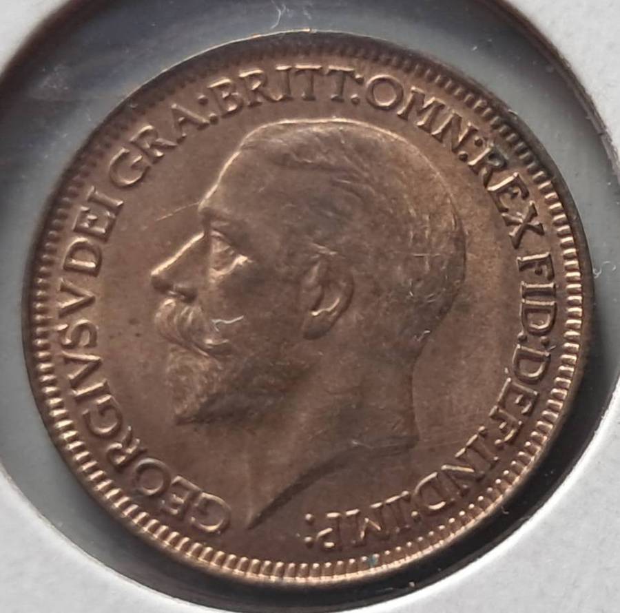 1931 GREAT BRITAIN FARTHING B/UNC