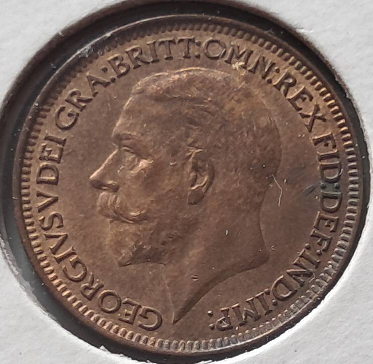 1929 GREAT BRITAIN FARTHING