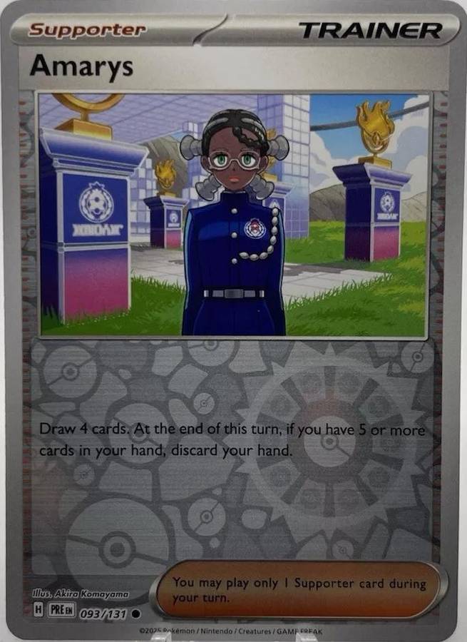 Pokemon Trading Card Game - Amarys [Reverse] #93 - Prismatic Evolutions