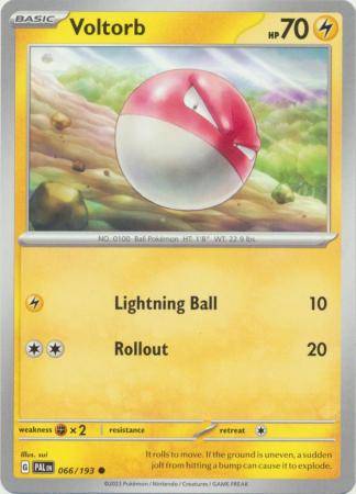 Pokemon Trading Card Game - Voltorb - 066/193 - Common Scarlet & Violet: Paldea Evolved