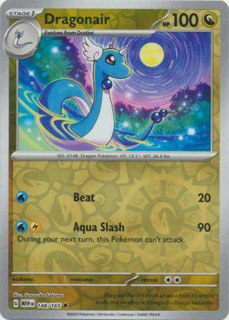 Pokemon Trading Card Game - Dragonair - 148/165 - Uncommon Reverse Holo Scarlet & Violet 151