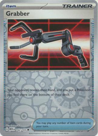 Pokemon Trading Card Game - Grabber - 162/165 - Uncommon Reverse Holo Scarlet & Violet 151