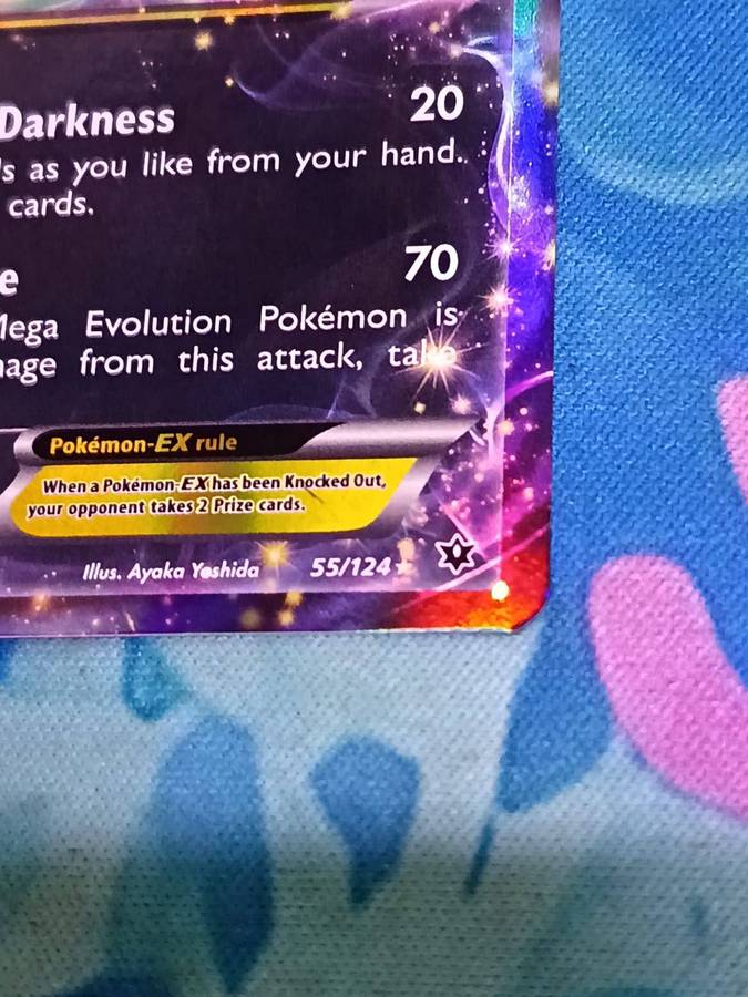 Pokemon Trading Card Game - Umbreon EX - XY - Fates Collide (FCO) 55/124 / Ultra Rare