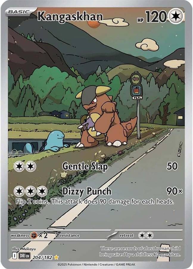 Pokemon Trading Card Game - Kangaskhan - 204/182 - SV10: Destined Rivals (DRI)