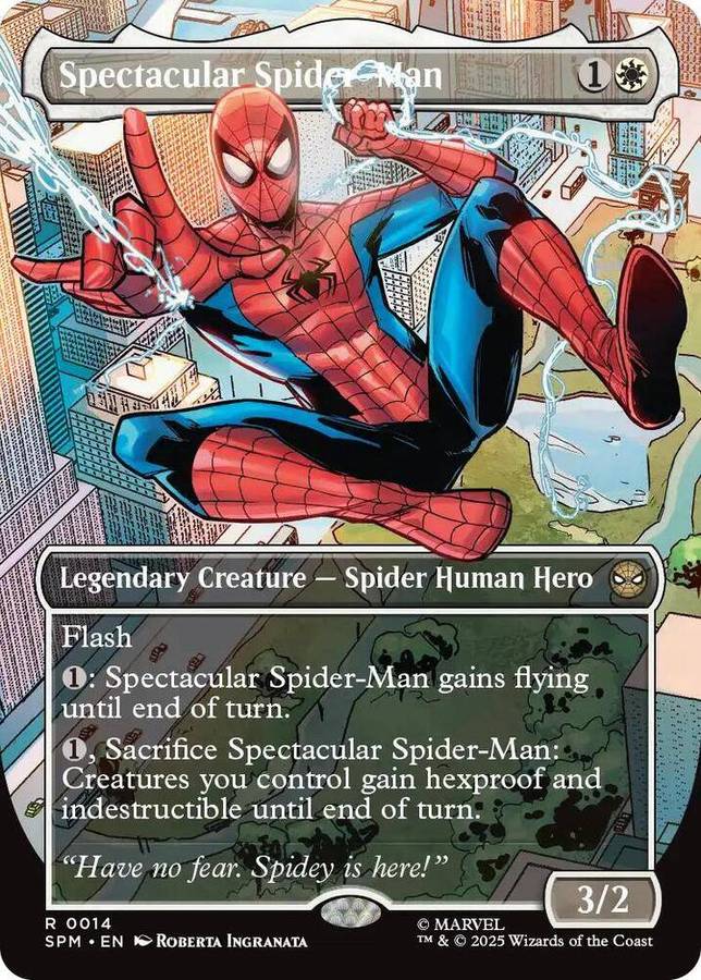Magic The Gathering TCG - Spectacular Spider-Man (Borderless) - Marvel's Spider-Man (SPM)
