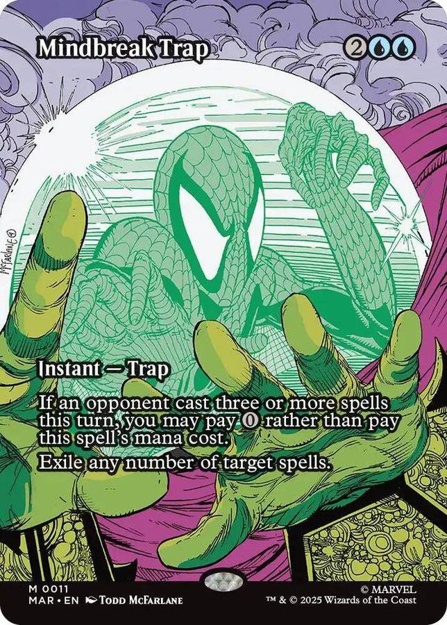 Magic The Gathering TCG - Mindbreak Trap (Borderless) - Marvel Universe Eternal-Legal (MAR)