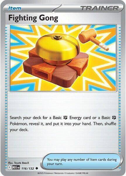 Pokemon Trading Card Game - Fighting Gong - 116/132 - ME01: Mega Evolution (MEG)