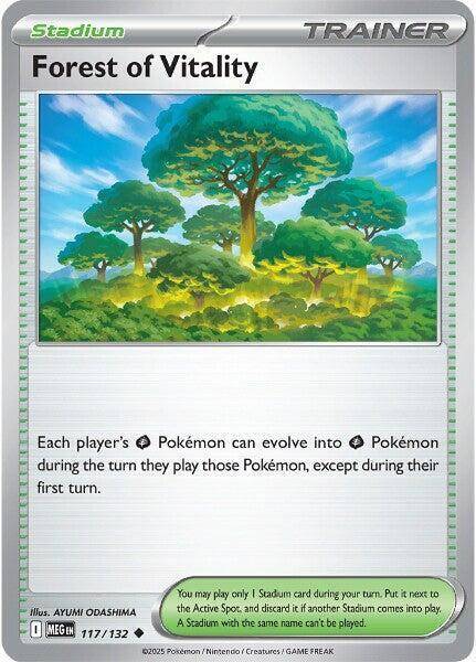 Pokemon Trading Card Game - Forest of Vitality - ME01: Mega Evolution (MEG)