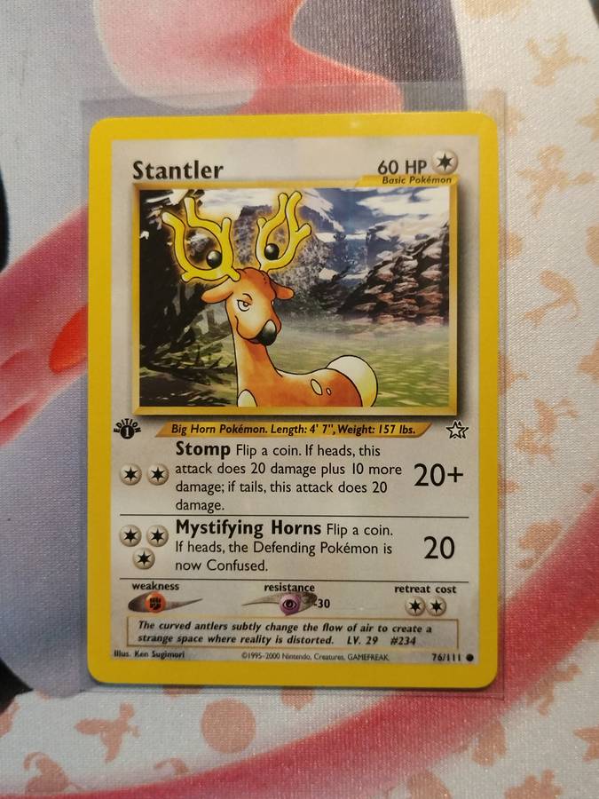 Pokemon Trading Card Game - Stantler [1st Edition] #76 Pokemon Neo Genesis