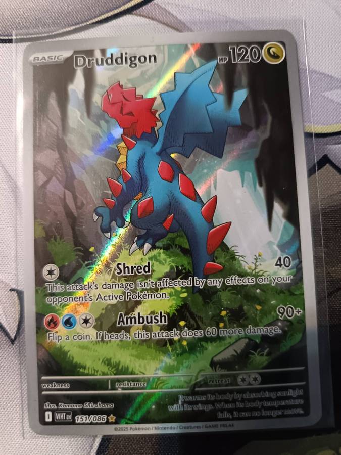 Pokemon Trading Card Game - Druddigon - 151/086 - SV: White Flare (WHT)