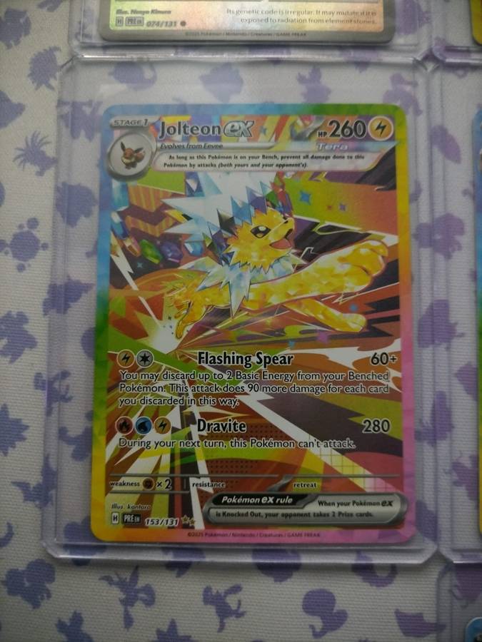 Pokemon Trading Card Game - Pokemon Card Prismatic Evolutions God Pack - Umbreon Ex SIR Eevee etc