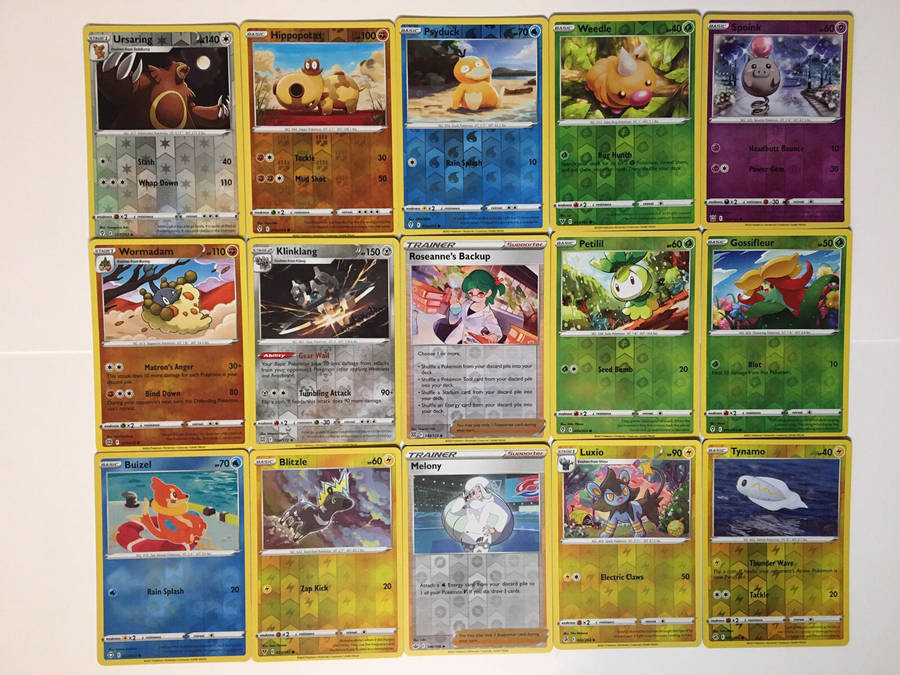Pokemon Card Lot of 10 Holo Rare + 10 Reverse Holo cards - 20 cards total - from many different eras