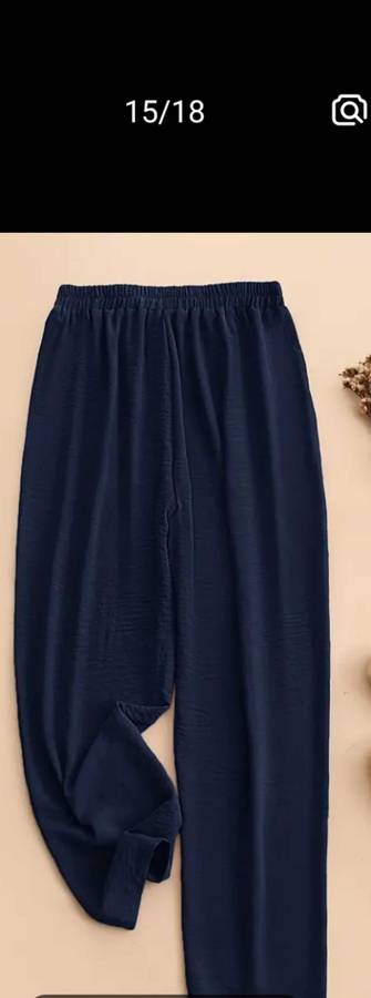 WOMAN'S BLUE AND NAVY SLACKS SIZE XL x2 and 1 SIZE 38 and 1 SIZE 40