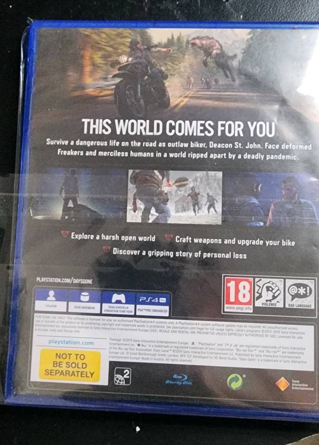 Days Gone - PS4 game