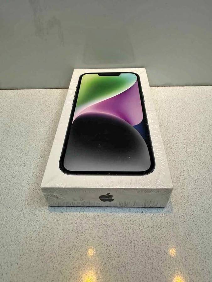 Apple iPhone 14 128GB - A2882- Midnight - new -1year warranty