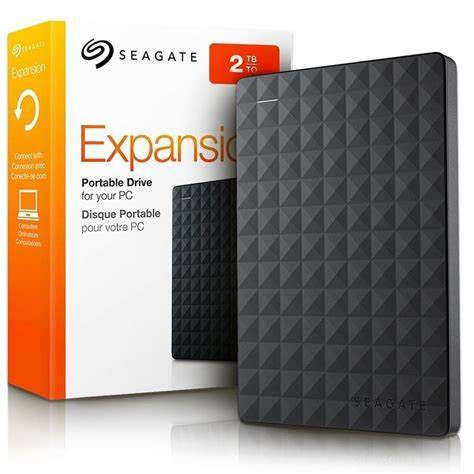 Seagate 2.5-inch 2TB USB 3.0 External Harddrive Basic (BLACK)