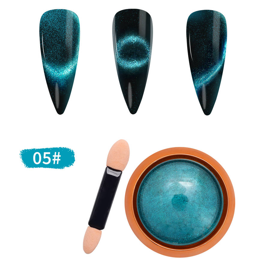 9D Cat Eye Powder message number