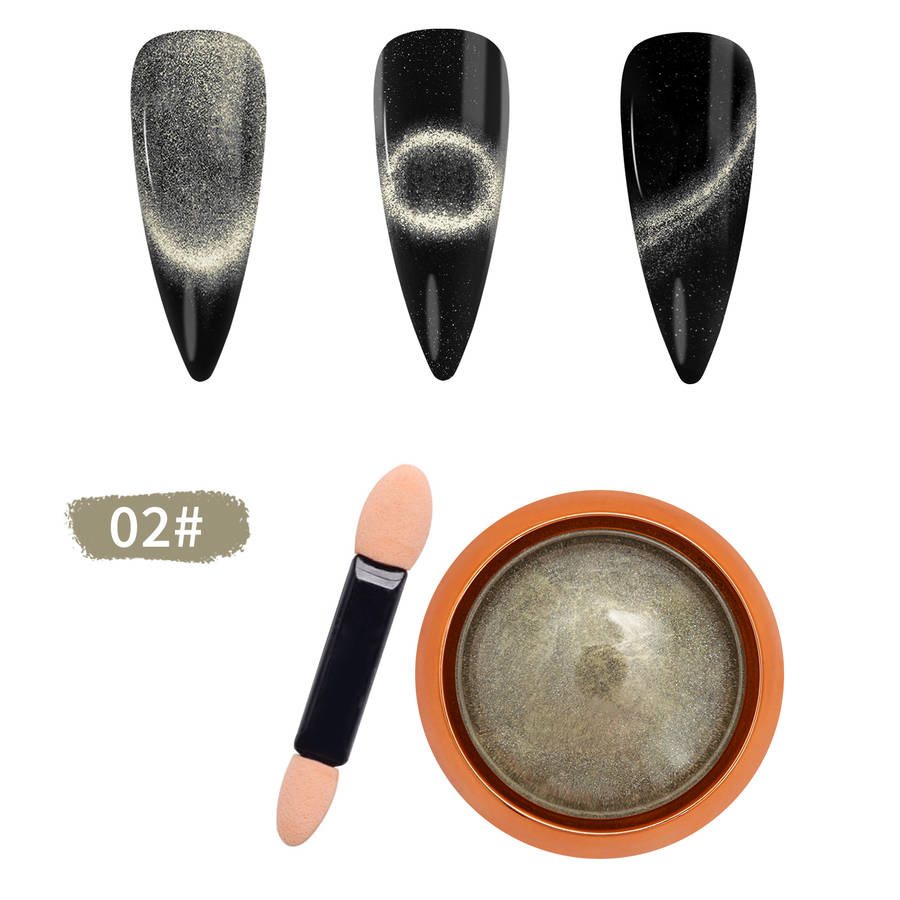 9D Cat Eye Powder message number