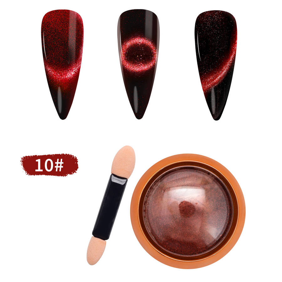 9D Cat Eye Powder message number