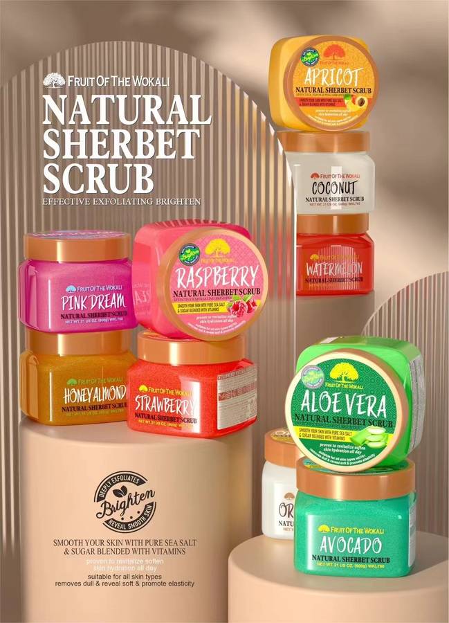 600g Sherbet Body Scrub- message the name