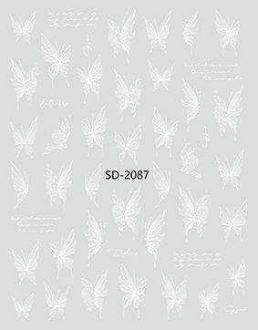 3D relief - style nail sticker - SD2087
