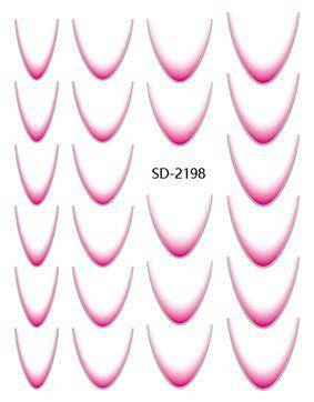 3D relief - style nail sticker - SD2198
