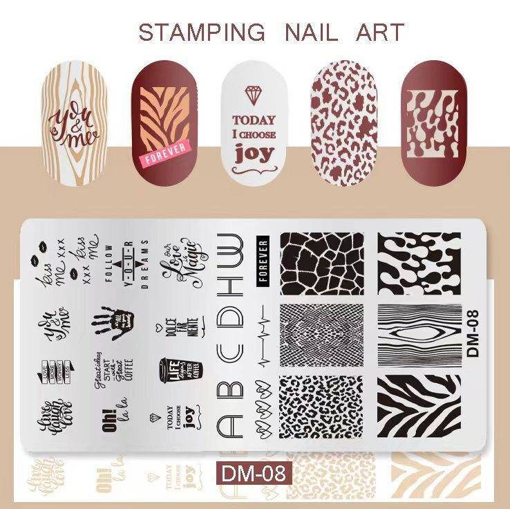 DM Stamping Plate message number