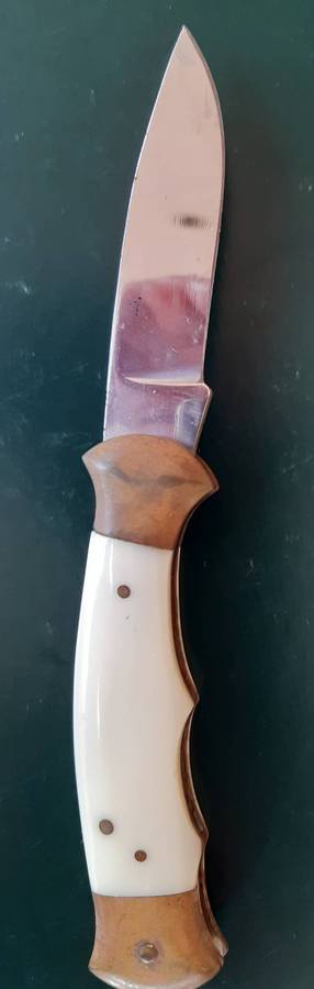 Frost Cutlery Flintlock Button Lock Folding Knife