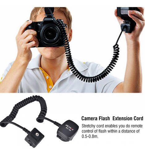 Viltrox SC-30 TTL Off-camera Shoe Sync Cord for Nikon DSLR / Flashes