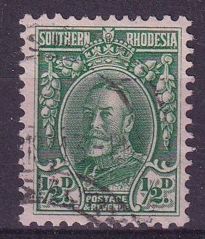 Southern Rhodesia, 1931_1933, Field Marshall, ½d, Perfs 11½, Used