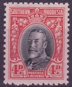 Southern Rhodesia, 1931, Field Marshall, 4d, Perfs 12, MNH