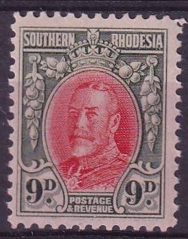 Southern Rhodesia, 1931, Field Marshall, 9d, Perfs 12, MNH