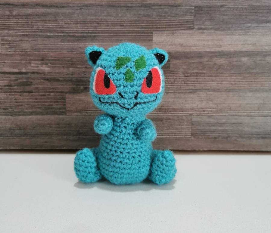 Beautiful Pokémon Bulbasaur Hand Crochet Plushy