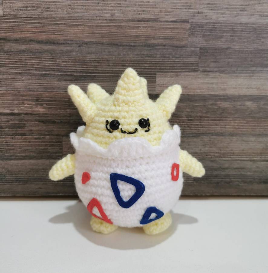Beautiful Pokémon Togepi Hand Crochet Plushy