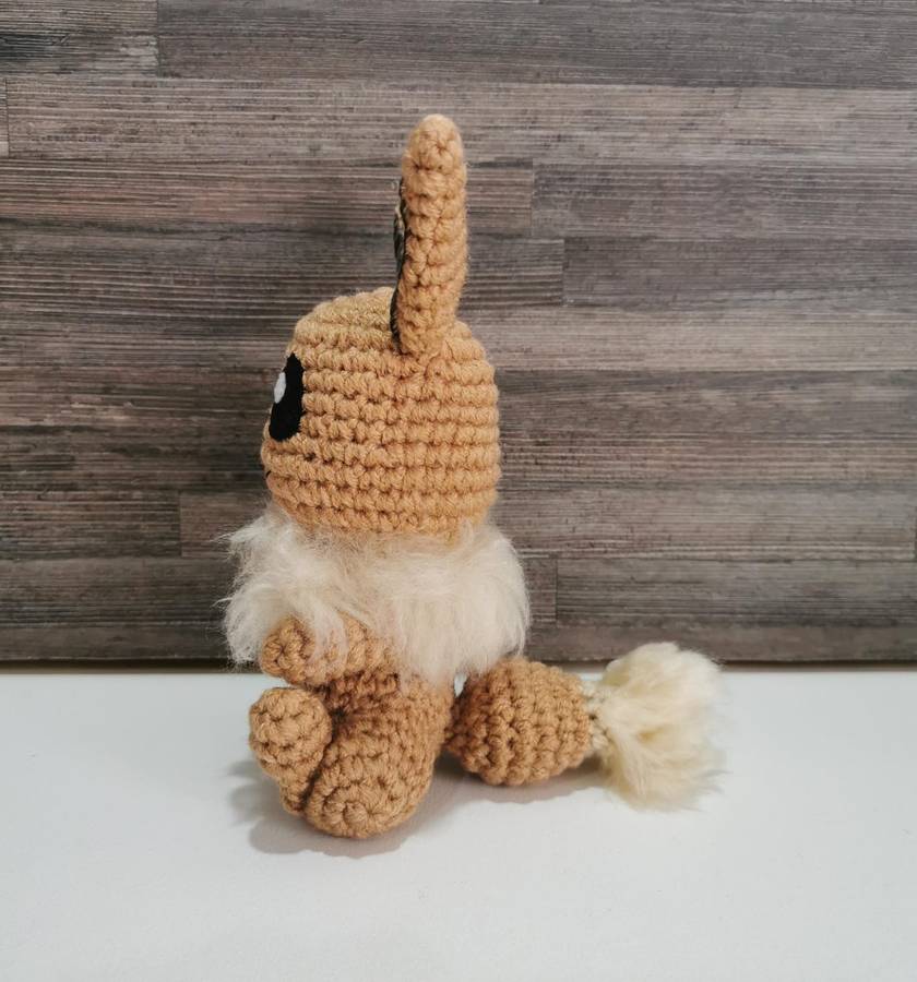 Beautiful Pokémon Eevee Hand Crochet Plushy
