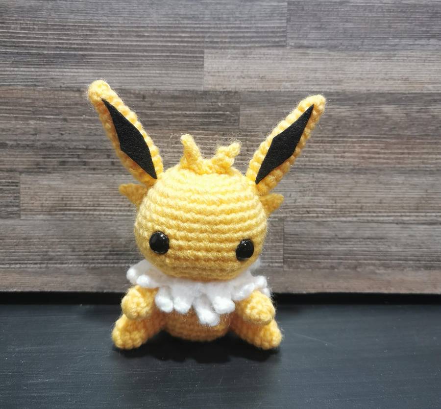 Beautiful Pokémon Jolteon Hand Crochet Plushy