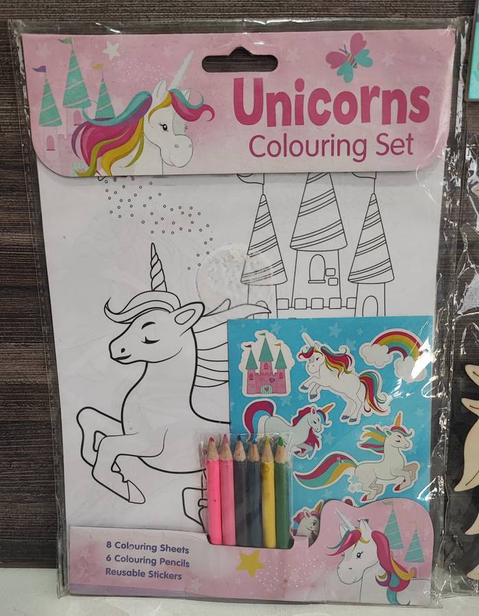 Cute Unicorn DIY and Colouring Set