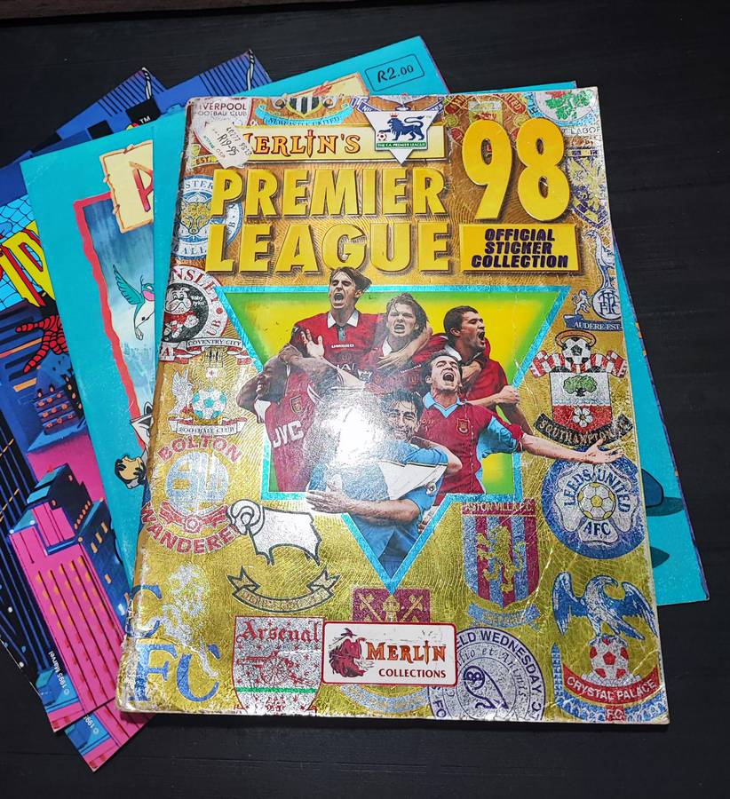 Vintage Topps/Panini Mixed Sticker Albums