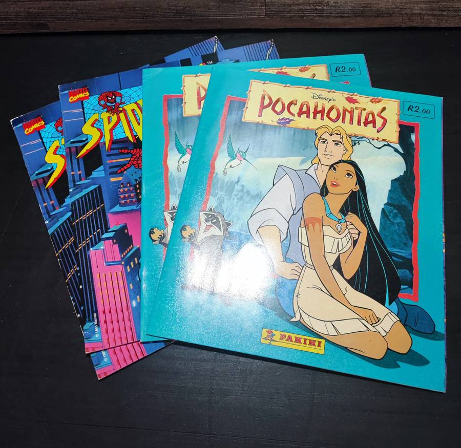 Vintage Topps/Panini Mixed Sticker Albums