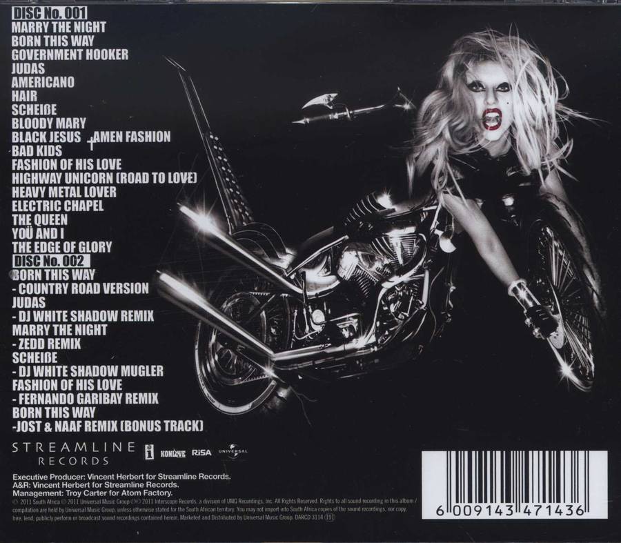 Lady Gaga - Born This Way - 2-Disc Deluxe Edition (CD)
