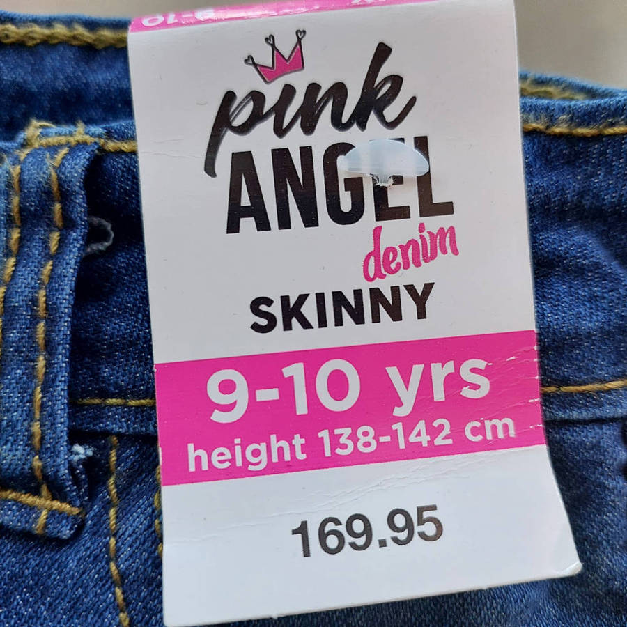 New with tags Girl's skinny denim 9-10 years