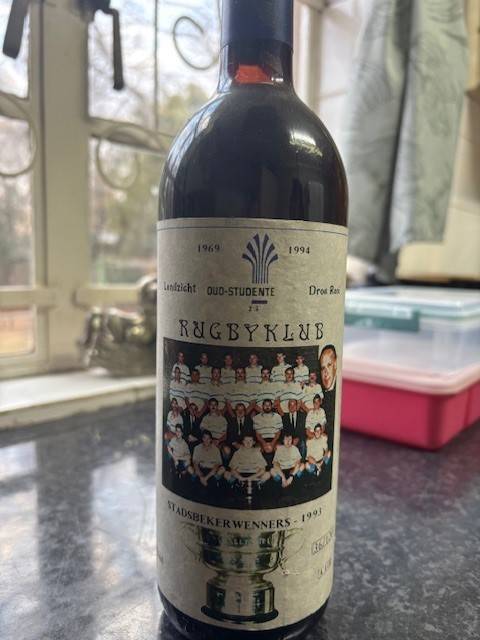 Oud-Studente Rugbyklub Stadsbeker Wenners 1993, with printed autographs