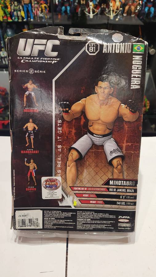 Boxed UFC Antonio Nogueira Action Figure Jakks Pacific