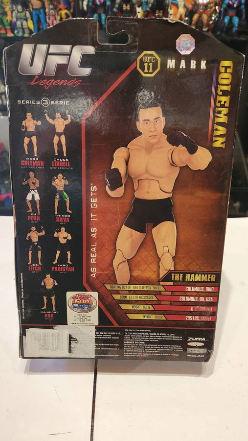 Boxed UFC Mark Coleman Action Figure Jakks Pacific