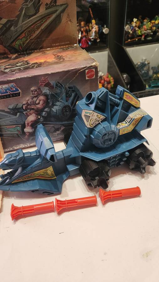 1981 Complete Boxed Battle Ram of He-Man-Masters of the Universe (MOTU) Vintage Figure