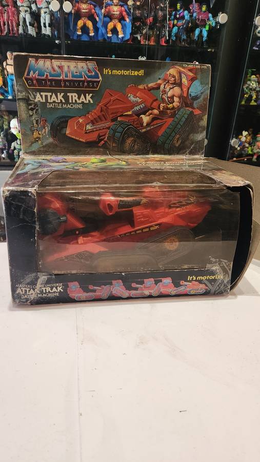 1981 Complete Boxed Attak Trak of He-man-Masters of the Universe (MOTU) Vintage