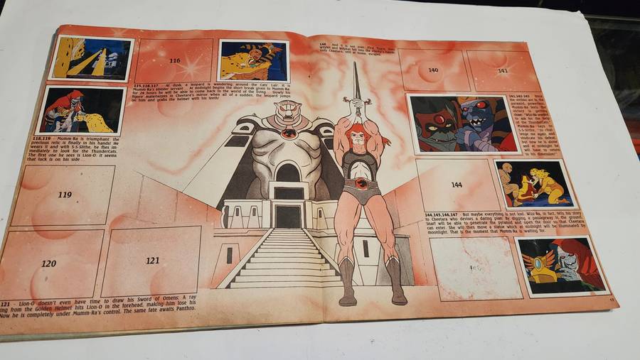 1986 Thundercats Panini Sticker Album 153/264 Stickers Present Vintage Figure