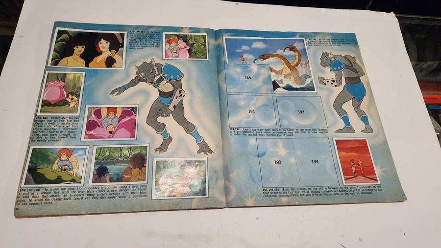1986 Thundercats Panini Sticker Album 153/264 Stickers Present Vintage Figure